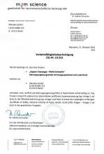 Verkehrsfähigkeitsbescheinigung NEM  Sagaan Charaasgaj (Weisse Schwalbe), 30 Filterbeutel
