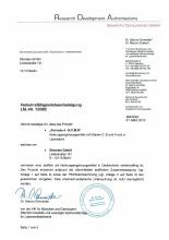 Verkehrsfähigkeitsbescheinigung NEM Formula 4 N.V.M.N, 120 Kapseln