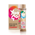 Yoo Go! Beta-glucan Drink Mix (Strawberry). Alkoholfreies kalorienarmes Getränk mit Süßungsmittel, 70 g 500512